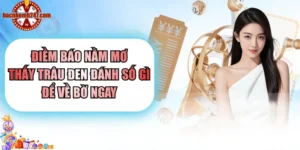 nằm mơ thấy trâu đen đánh số gì