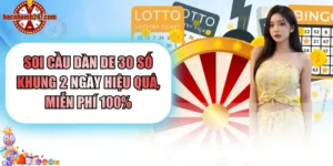 dàn de 30 số khung 2 ngày